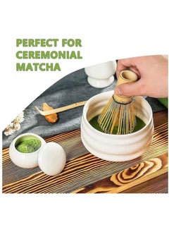 In Air 8 Piece Matcha Whisk Set Bamboo Matcha Tools for Stirring Matcha Tea  - Image 2