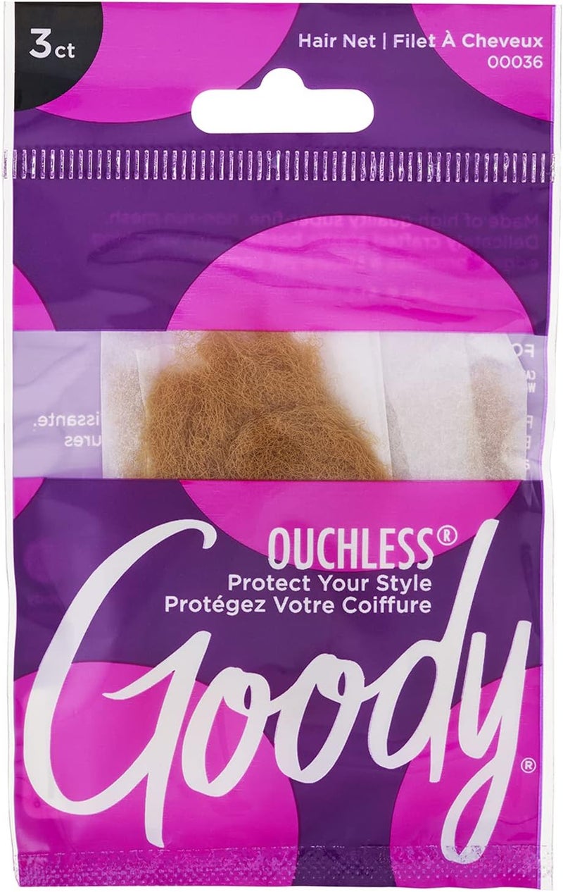 Goody Light Brown Hair Net - 3 Count - Image 1