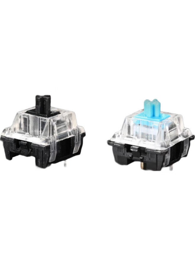 Daryo Dareu Ek815 Mechanical Alloy Edition Mechanical Keyboard, Wired Keyboard, Gaming Keyboard, 108 Keys Single Backlight, Multi-Key Anti-Ghosting, Pubg Keyboard, Black And Silver Switches - Image 1