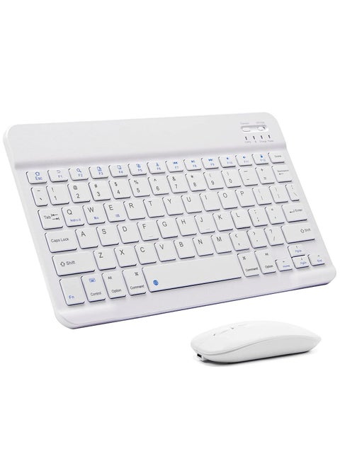 Bluetooth Keyboard and Mouse Combo Rechargeable Portable