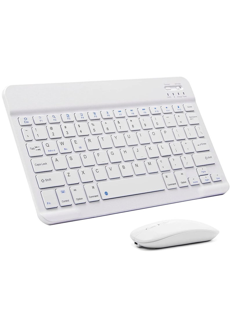 Bluetooth Keyboard and Mouse Combo Rechargeable Portable