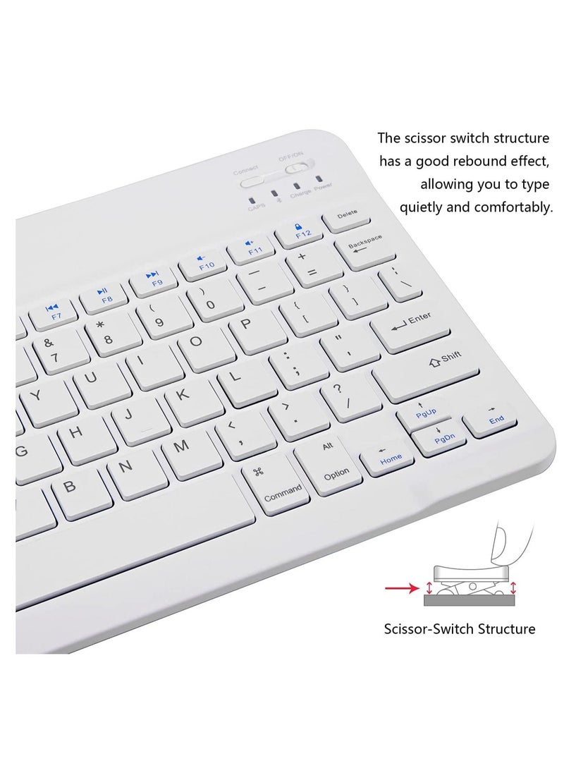 Bluetooth Keyboard and Mouse Combo Rechargeable Portable