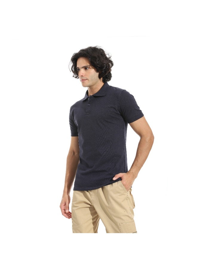Caesar Men's Plain Polo Shirt with Collar - Image 4