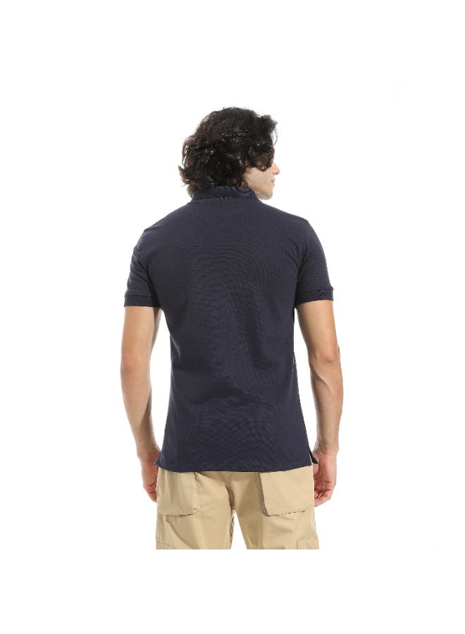 Caesar Men's Plain Polo Shirt with Collar - Image 3