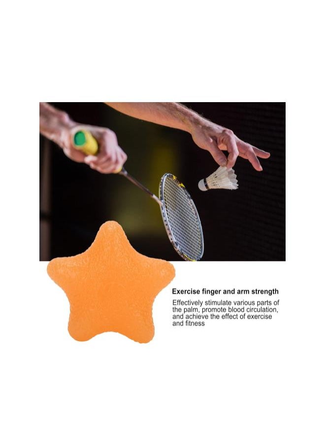 Generic - Hand Grip Ball Exercise Palm Muscles and Finger Flexibility Squeeze Ball, Suitable for Rock Climbers and Bodybuilders Training, Bright Color for Piano Learners Grip Ball Squeeze - Image 1
