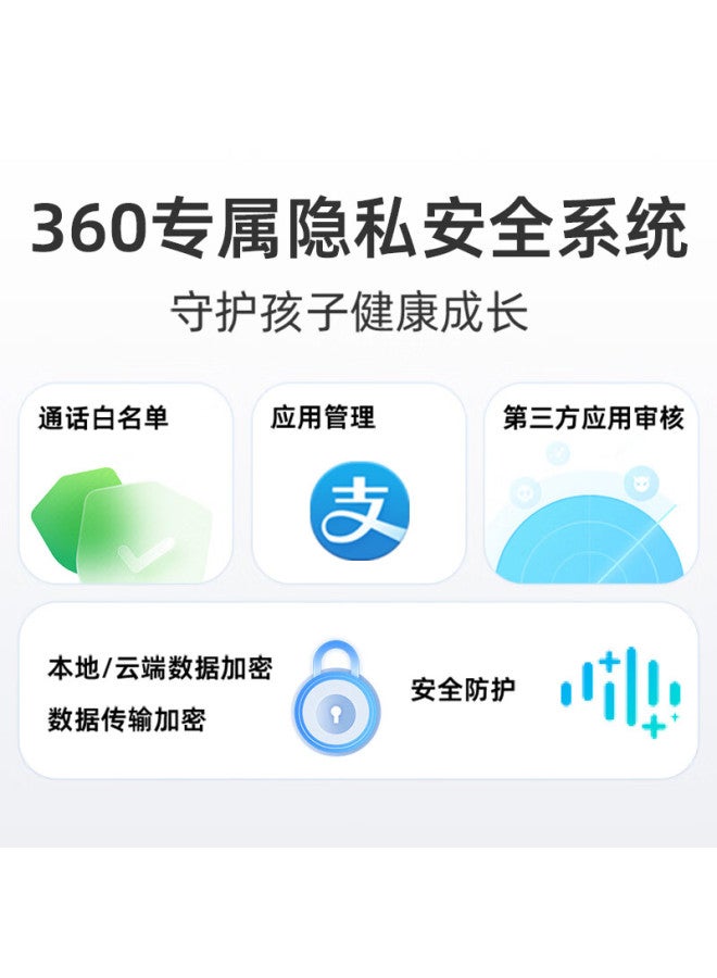 360 Kids Phone Watch 9Xsp Long Battery Life Student Teenager 4G Full Netcom Video Camera Waterproof Positioning Smart Watch Boys Girls Blue - Image 1