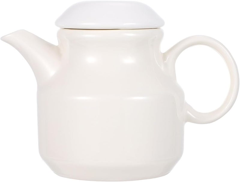 Hemoton Ceramic Sauce Container with Lid and Handle 5.51X4.13X3.54In Kitchen Pour Gravy Seasoning Jug for Dining Table Serving Sauce Vinegar Salad - Image 1