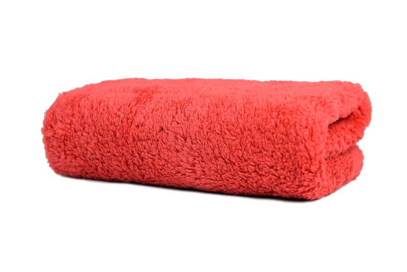 CARCAREZ Microfiber Car Wash Drying Towels Professional Grade Premium Microfiber Towels for Car Wash Drying 450GSM 16 in.x 16 in. Pack of 6 (6 Pack, Red) - Image 3