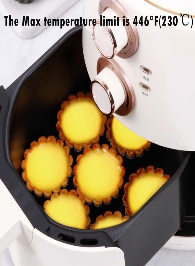 DWWTKL 12-Pack 2.5 Inch Nonstick Mini Tart Pans Fluted Side for Pies Pan Round Deep Quiche Mold Heavy Duty Carbon Steel Baking Cupcake Egg Tarts Mousse Cakes Fruit and Desserts Molds for Oven - Image 5