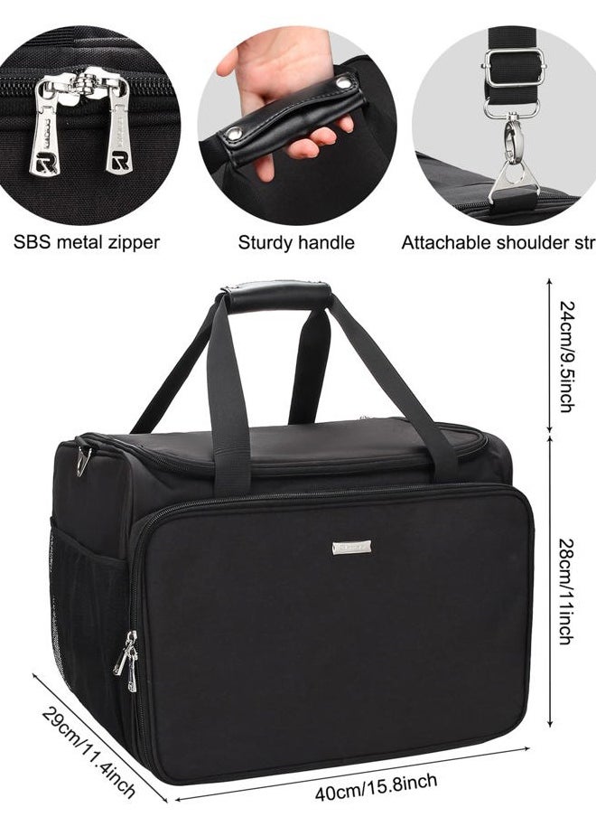 MONSTINA - Professional Hairdressing Bag,Hairstylist Travel Bag,Cosmetics Beauty Hairdresser Bag with Shoulder Strap,Hair Makeup Salon Organizer Bag for Barber Insulation Material - Image 1