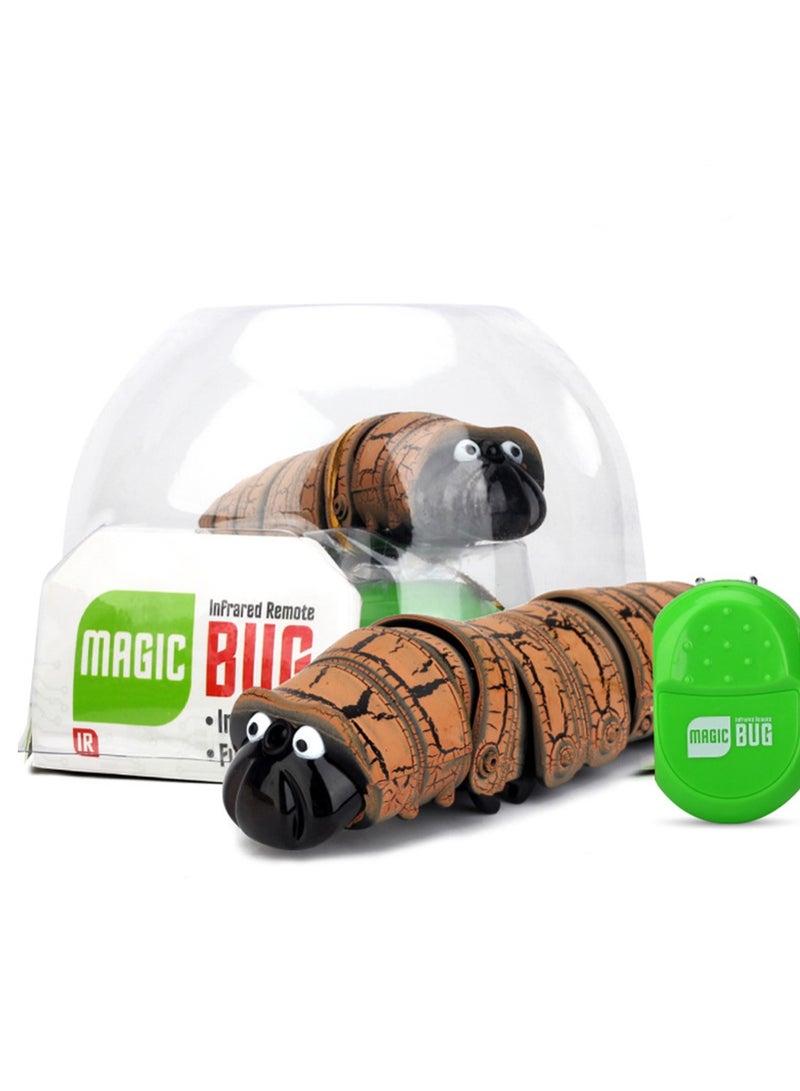New And Unique Remote Control Yoyo Insect Infrared Sensor Reptile Insect Caterpillar Electric Remote Control Toy (Orange bug) - Image 1