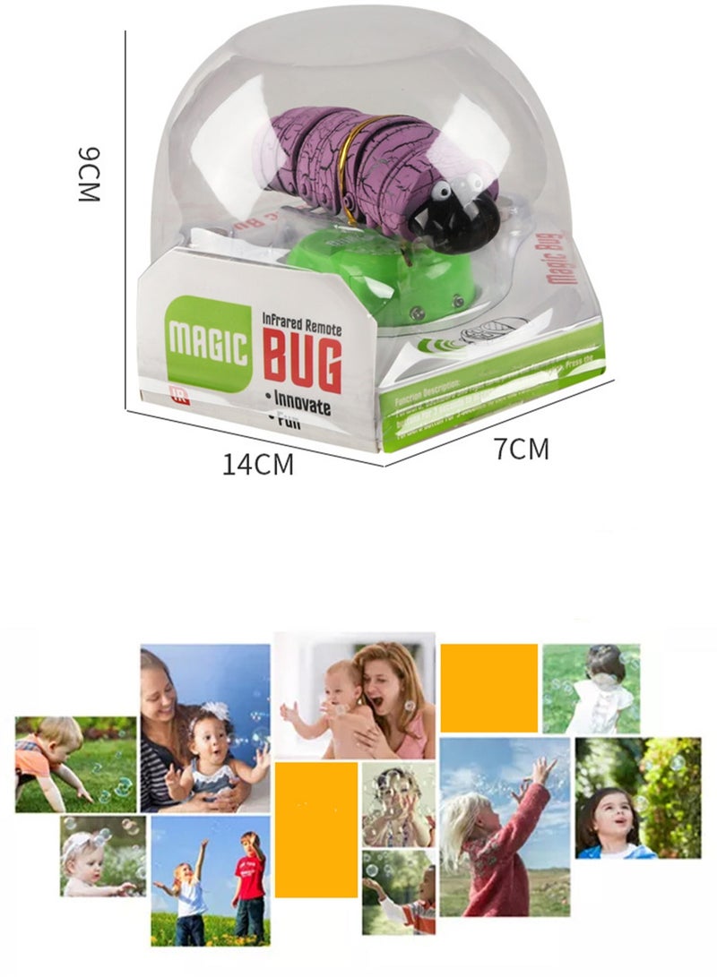 New And Unique Remote Control Yoyo Insect Infrared Sensor Reptile Insect Caterpillar Electric Remote Control Toy (Orange bug) - Image 4