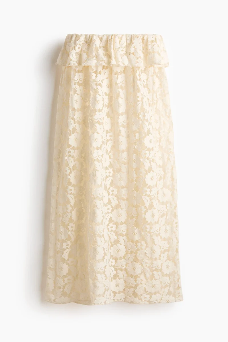H&M Lace midi skirt