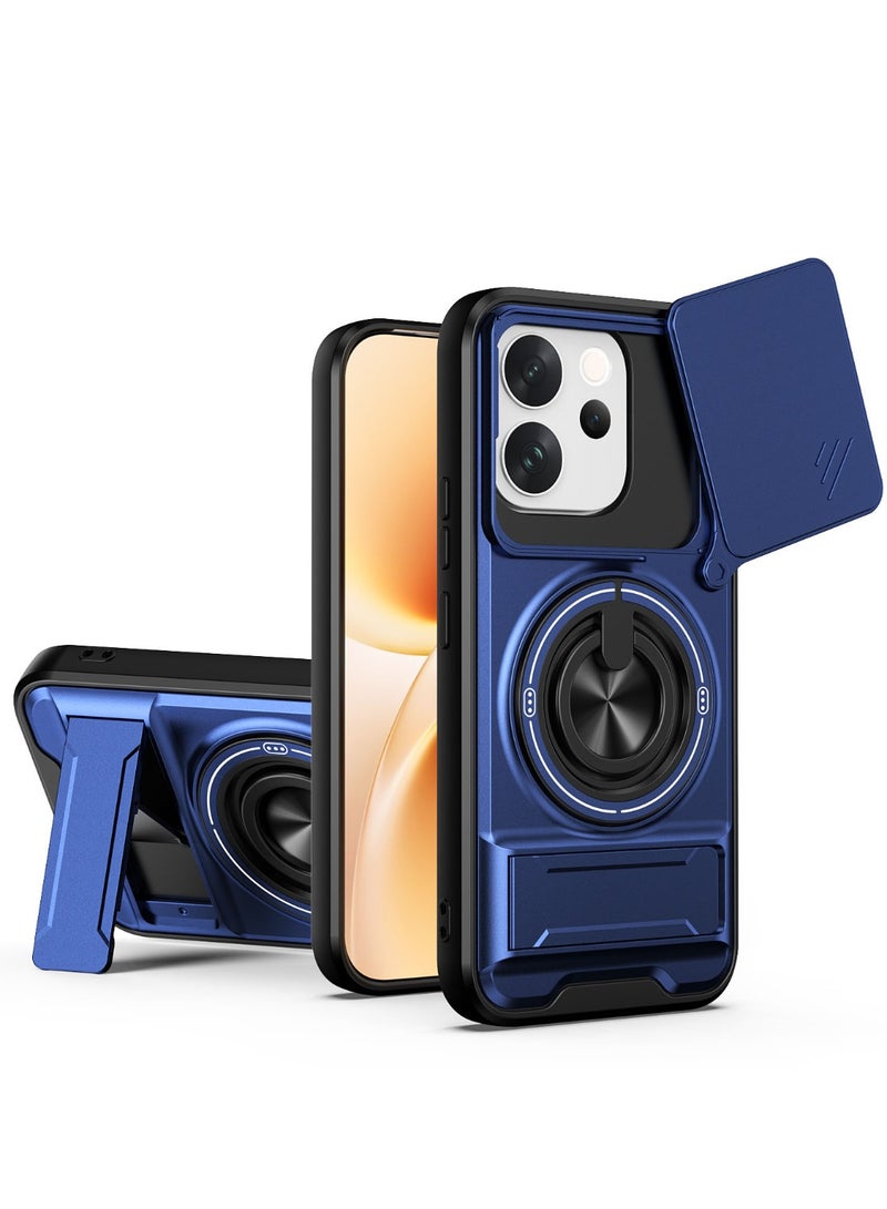 general Magnetic Case for Vivo V70 5G, 360° Rotation Ring Stand and Camera Cover, Rugged Durable Shockproof Scratch-Resistant Ultra-thin Protective Case - Image 1