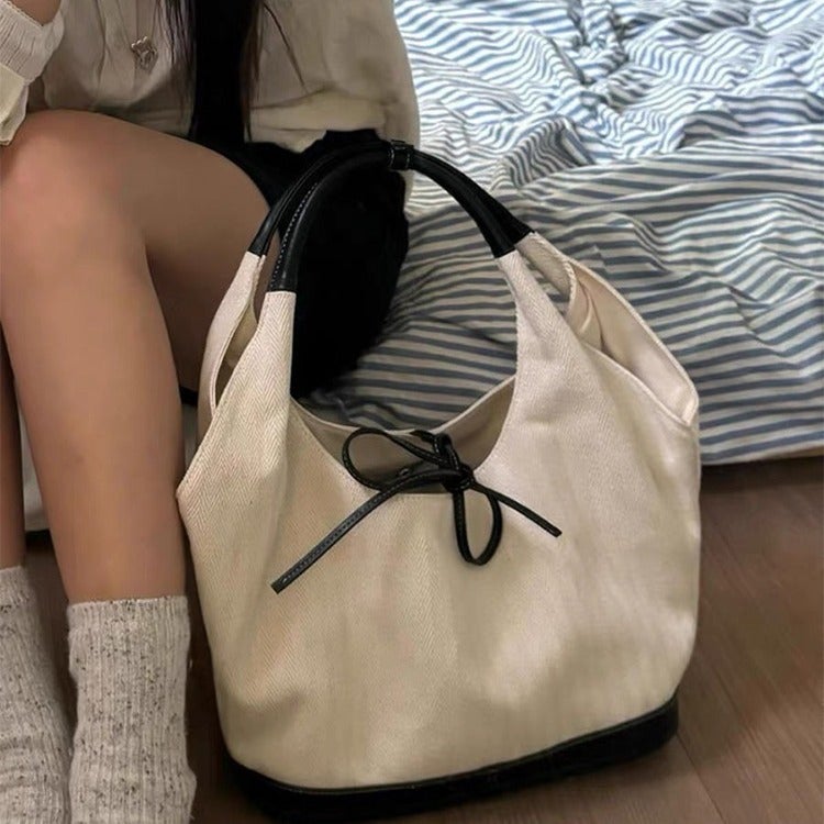 Vintage Style PU Tote Shoulder Bag for Women - Image 1