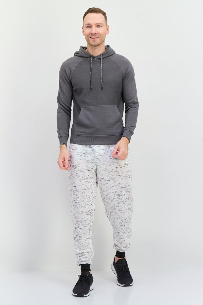 Penfield سويت شيرت رجالي بغطاء رأس بشعار العلامة التجارية بأكمام طويلة، رمادي - Image 4