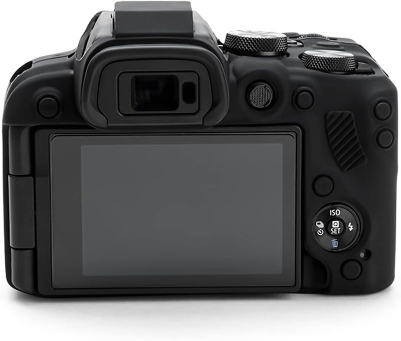 Rieibi EOS R10 Camera Case  Silicone Case for Canon eos R10 Digital Camera  Protective Cover Silicone for Canon R10  Black - Image 2