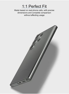 Techie Ultra Thin Frosted Matte Back Cover Case for Samsung Galaxy S24 Ultra 2024 – Slim, Smooth, Anti-Fingerprint – Frosted Black  - Image 4