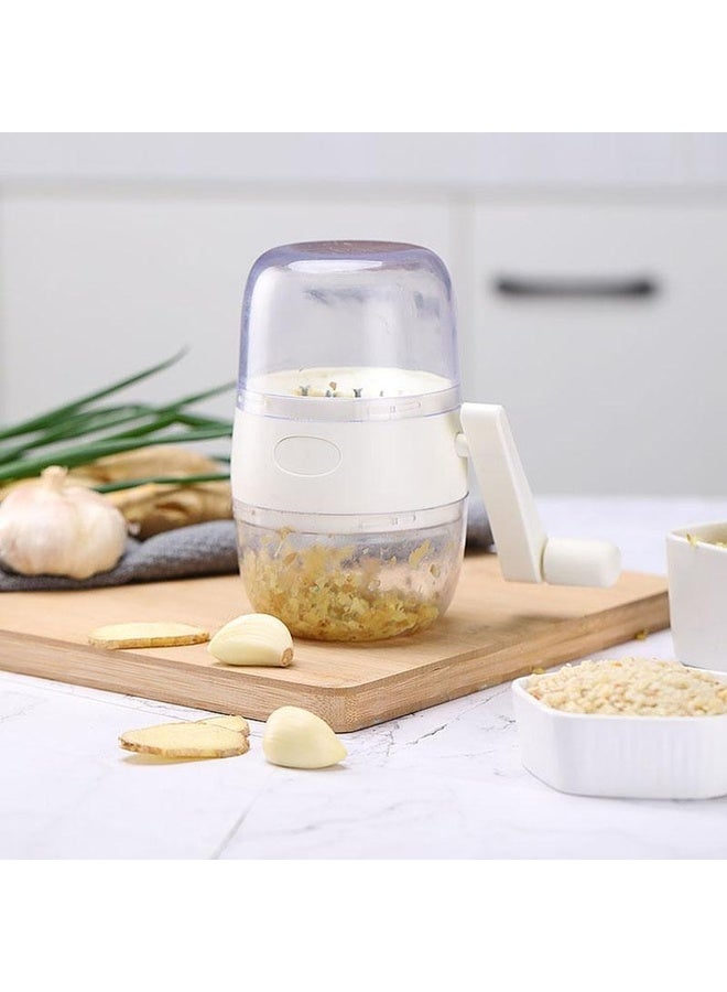 HuHa Household Dried Fruit Peanut Crusher Kitchen Hand Crank Nut Pulverizer(White) - Image 2