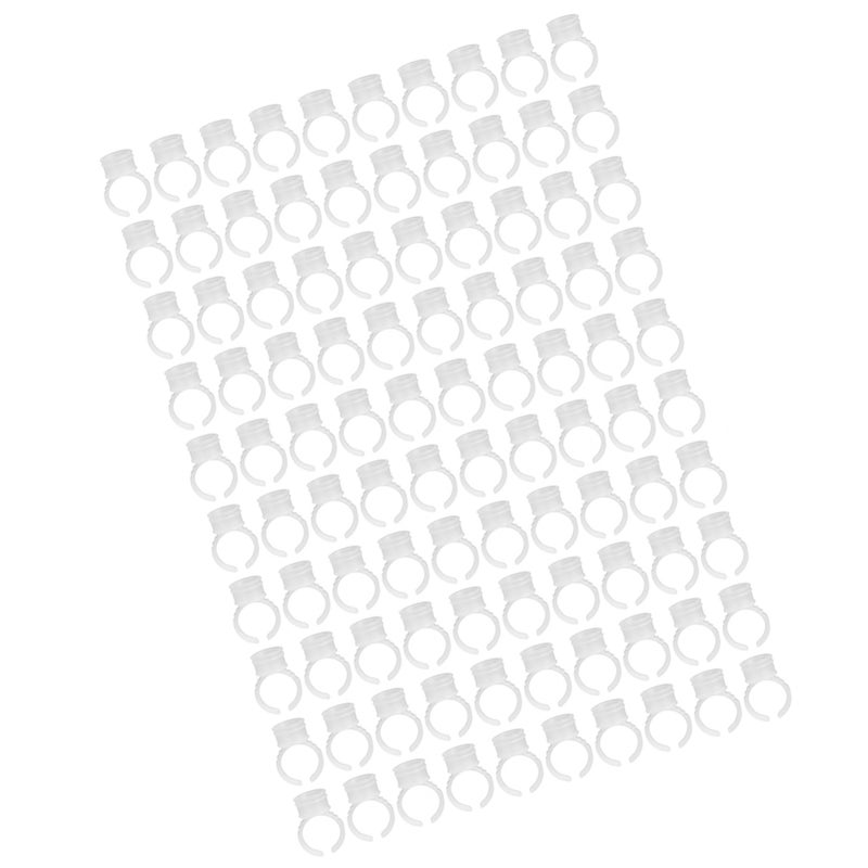 Disposable Tattoo Ink Rings: Superior-Quality Sanitary Tattoo Pigment Holders - Small Finger-Worn Tattoo Ink Cups for Tattoo Studio, Home Use, Eyelash Extension & Permanent Makeup - Image 2