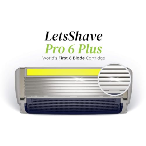 Letsshave Pro All-Year Shave Pack | 365-Day Shaving Kit | (1) Handle + (4) Pro 6 Plus Blades + (4) Pro 4 Blades + (2) Pro 6 Blades + 425g Shave Foam + Travel Cap | Forever Smooth - Image 3