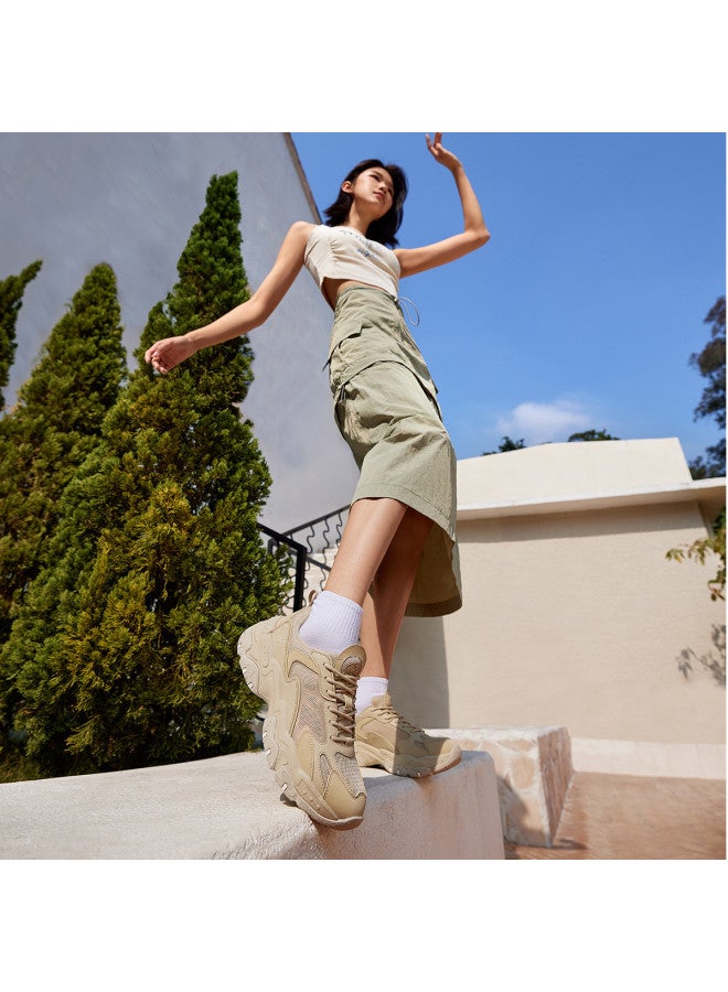 camel Starry Fall】 Vintage Dad Shoes For Women, Athletic Sneakers For Women, Breathable Thick-soled Height-increasing Comfortable Casual Shoes For Women - Image 5