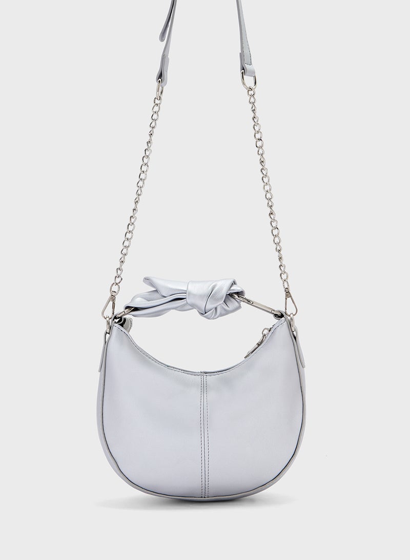 Ginger Bow Detail Satchel Bag  - Image 2