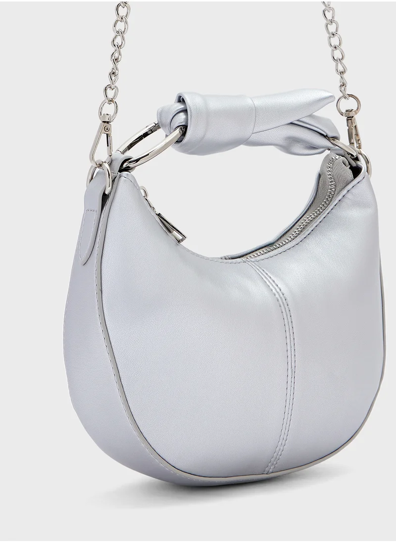 Ginger Bow Detail Satchel Bag