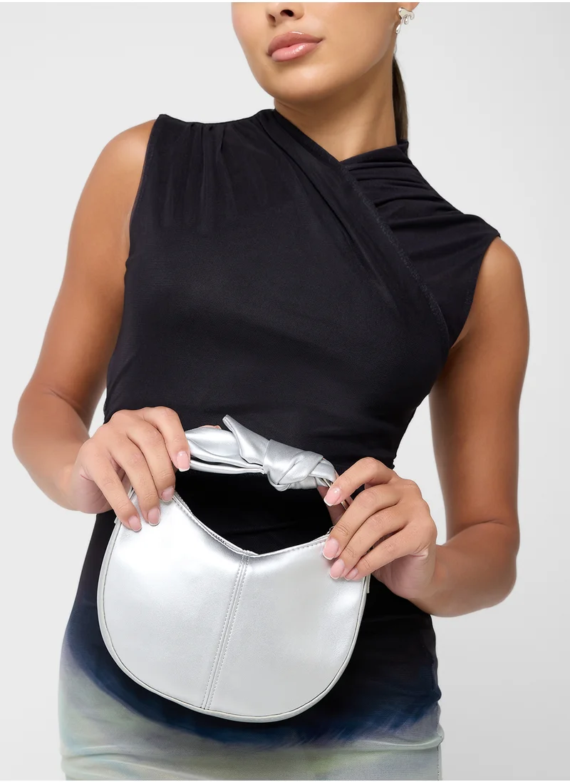 Ginger Bow Detail Satchel Bag