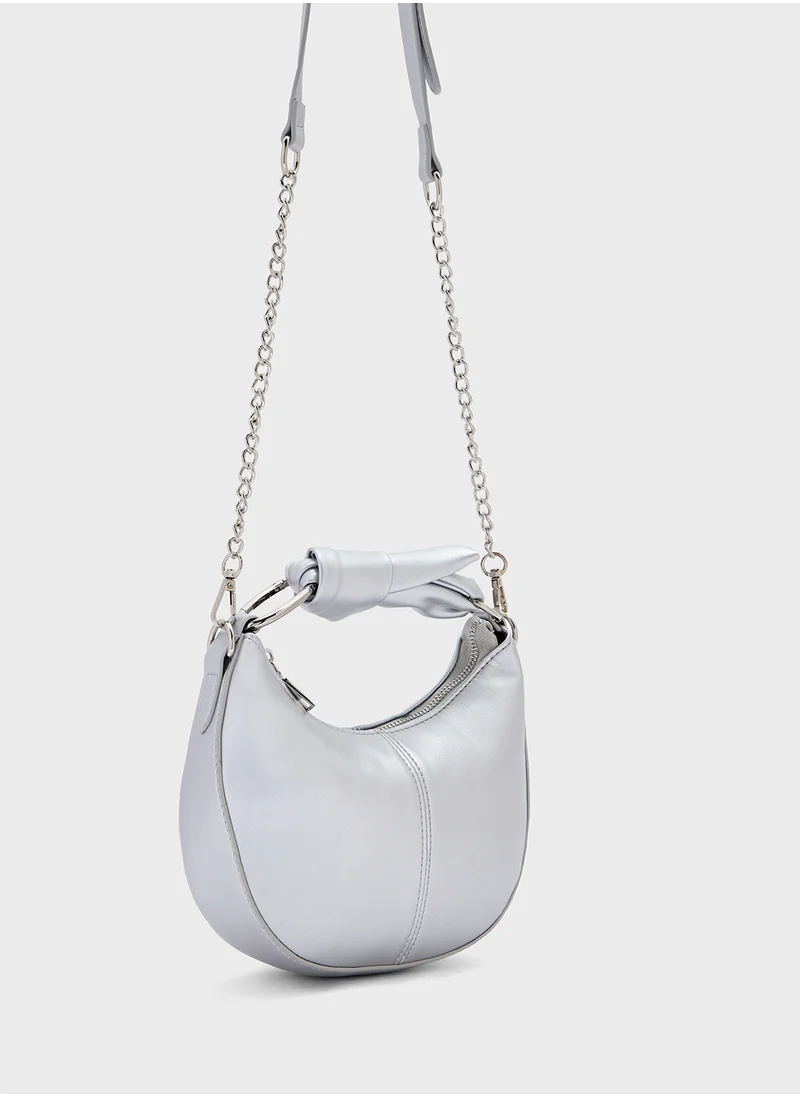 Ginger Bow Detail Satchel Bag