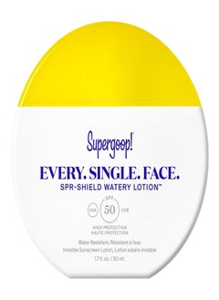 SPR-درع مائي   لوشن SPF 50 (50 مل) - واقي شمسي خفيف الوزن ومرطب للوجه مع حماية واسعة الطيف، دفاع نهائي ضد الأشعة فوق البنفسجية والضغوط البيئية