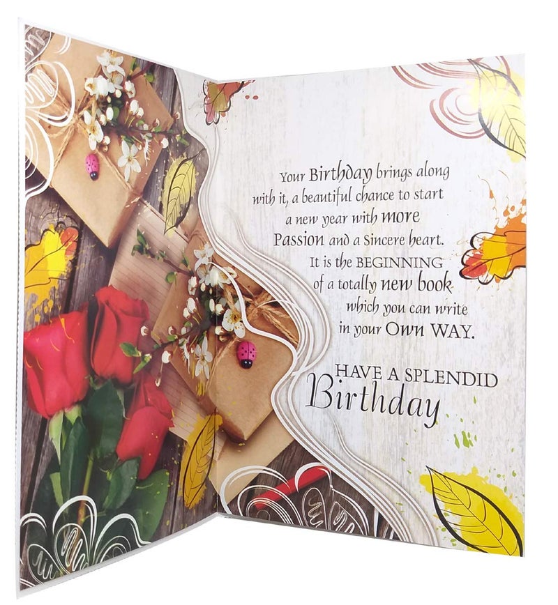 Saugat Traders Birthday Gift for Girlfriend BoyfriendSoft Teddy BearBirthday Greeting CardGift for WifeHusbandFriendsGirlsBoys - Image 3