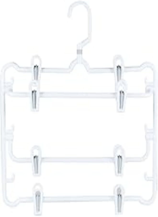 Rayen Rayen 2157 Anti-Slip Clothes Hangers Hosenklammern, 8, White 