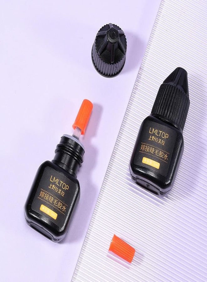 LMLTOP Eyelash Extension Glue, 5ml, Quick Drying, Clear, Professional Salon and Self Application Eyelashes Glue Adhesive - Image 2