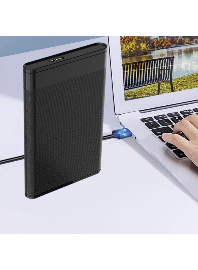 Mobile Hard Disk USB3.0 Solid State Hard Disk Upgrade Source Straight Hair-Capacity:1TB-Interface:Black - Image 3