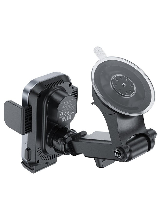 ACEFAST Fast Wireless Charger Car Holder D53, 15W Output, Automatic Clamp, Multi Angle Adjustment - Image 4