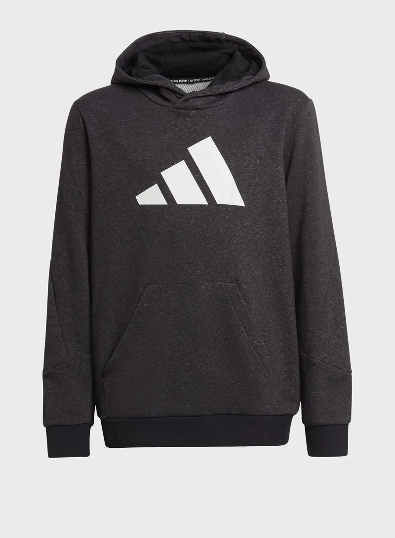 Adidas Youth Future Icons 3-Stripe Hoodie