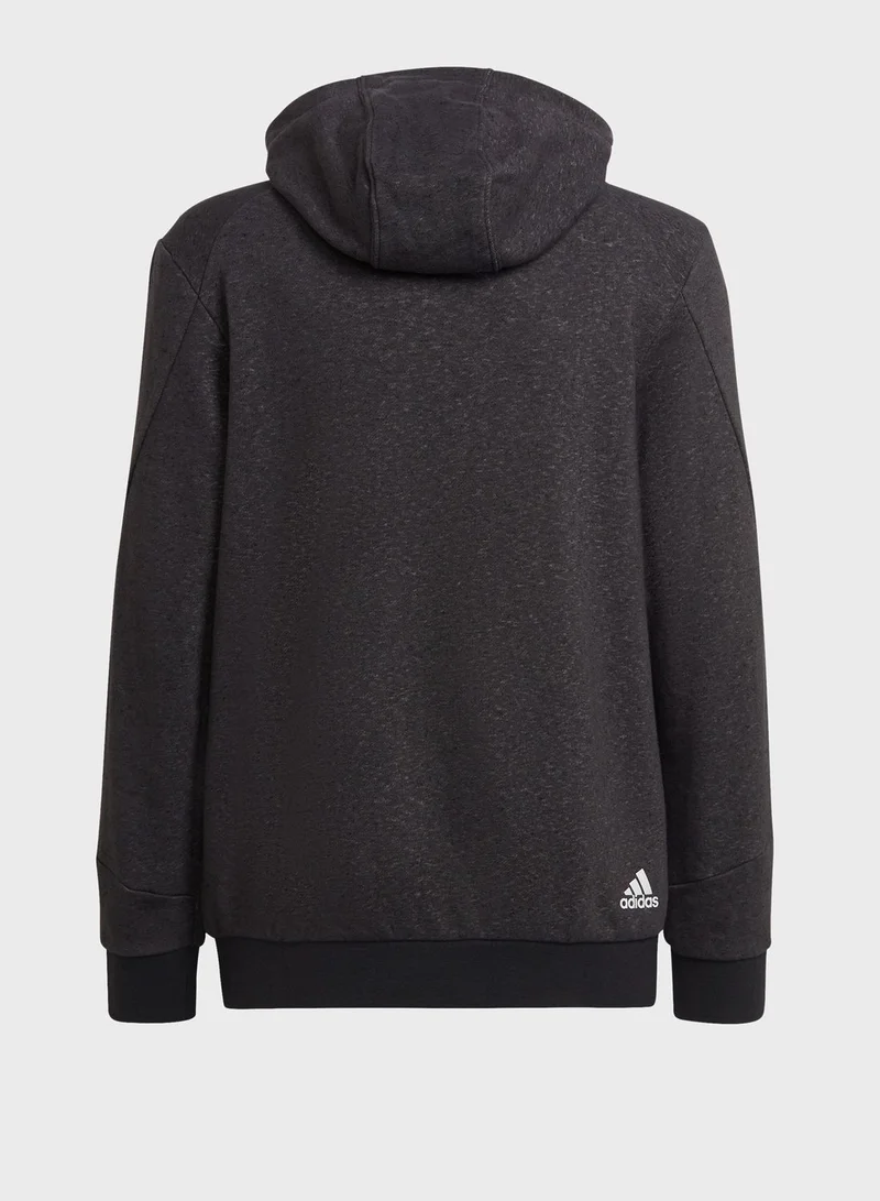 Adidas Youth Future Icons 3-Stripe Hoodie
