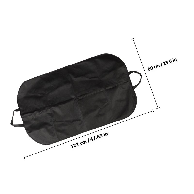 Suit Cover Portable Travel Business Folding Hanging Garment Bag Household Clothes Protector Case for Home Bedroom Wardrobe(Black/Large) - Image 2