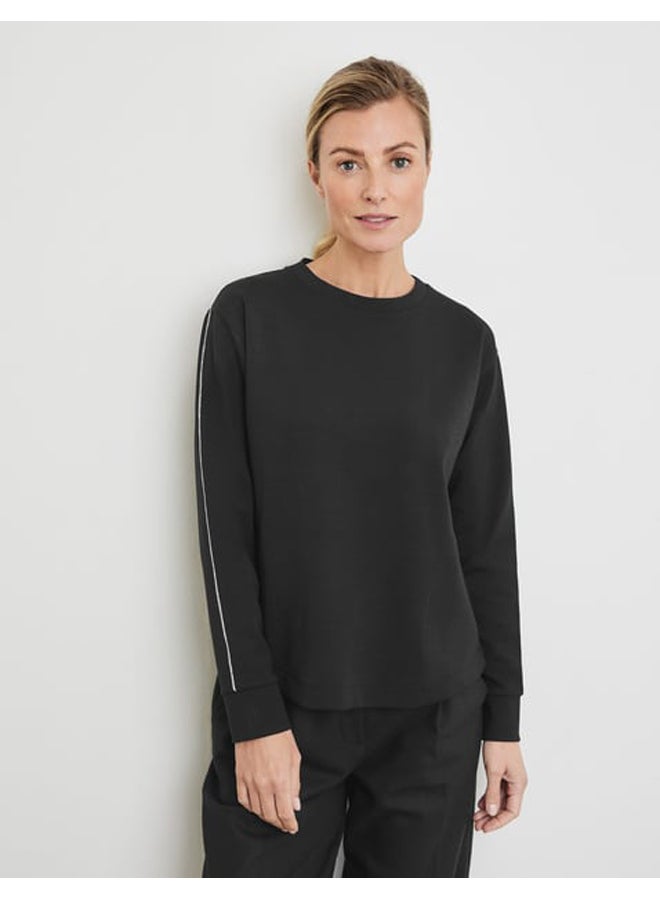 GERRY WEBER Sweatshirt with a delicate chain band  - Image 2