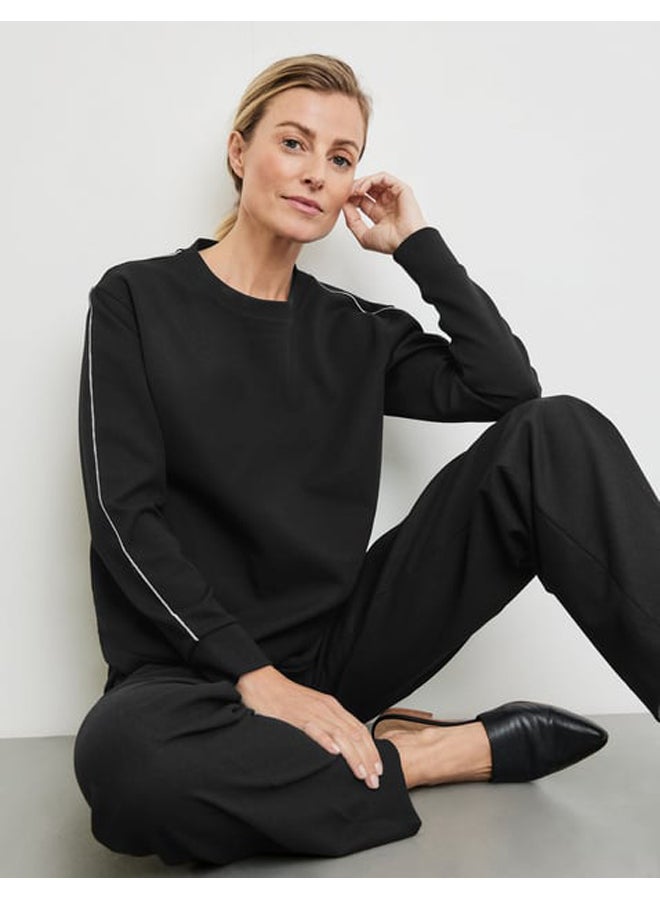 GERRY WEBER Sweatshirt with a delicate chain band  - Image 3