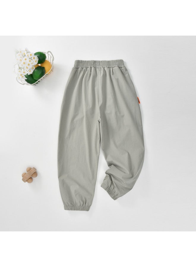 Bornbay boys' Summer Sports Pants - Cool-feel Long Pants For Big Kids, Versatile Casual Wear - Image 4