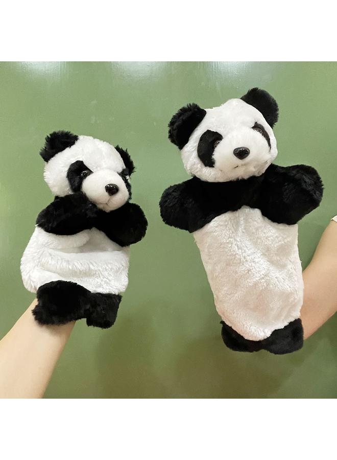 Bluejw Cross-border New Suit Plush Toy Hand Doll Panda Doll Comfort Early Education Gloves Amazon Trembles Wholesale  - Image 1