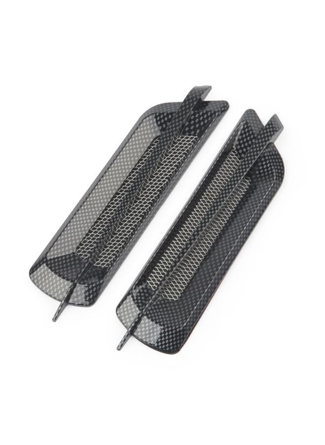 BURAQ - CS2 Car Modified Hood Air Outlet Decorative Stickers(Carbon Pattern) - Image 1