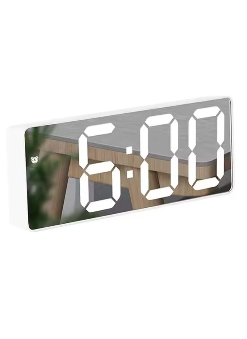 Generic - Smart Digital LED Alarm Clock with Voice Control, Temperature Display, Adjustable Brightness - Image 1