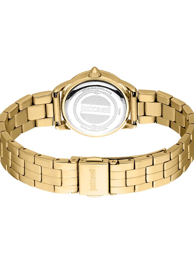 Just Cavalli جست كافالي ليدي ميني رافيناتا JC1L328M0055 - ساعة كوارتز أنثوية من الفولاذ المقاوم للصدأ 3 عقارب - Image 3