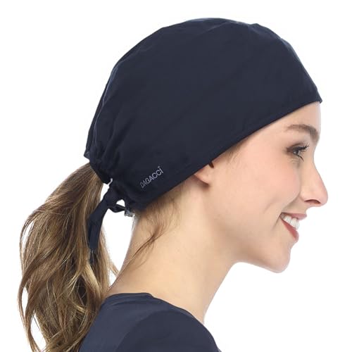 Dagacci Medical Uniform Unisex Scrub Cap (Black) - Image 1