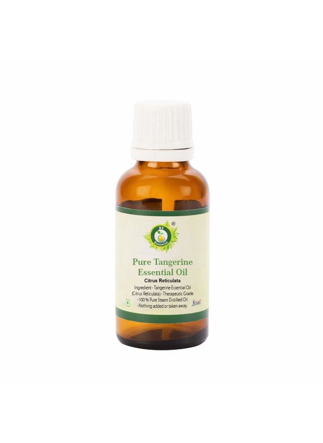 r v essential Tangerine Essential Oil | Citrus Reticulata | Tangerine Oil | for Diffuser | for Hair | for Massage | 100% Pure Natural | Steam Distilled | Therapeutic Grade | 30ml | 1.01oz by R V Essential  - Image 1