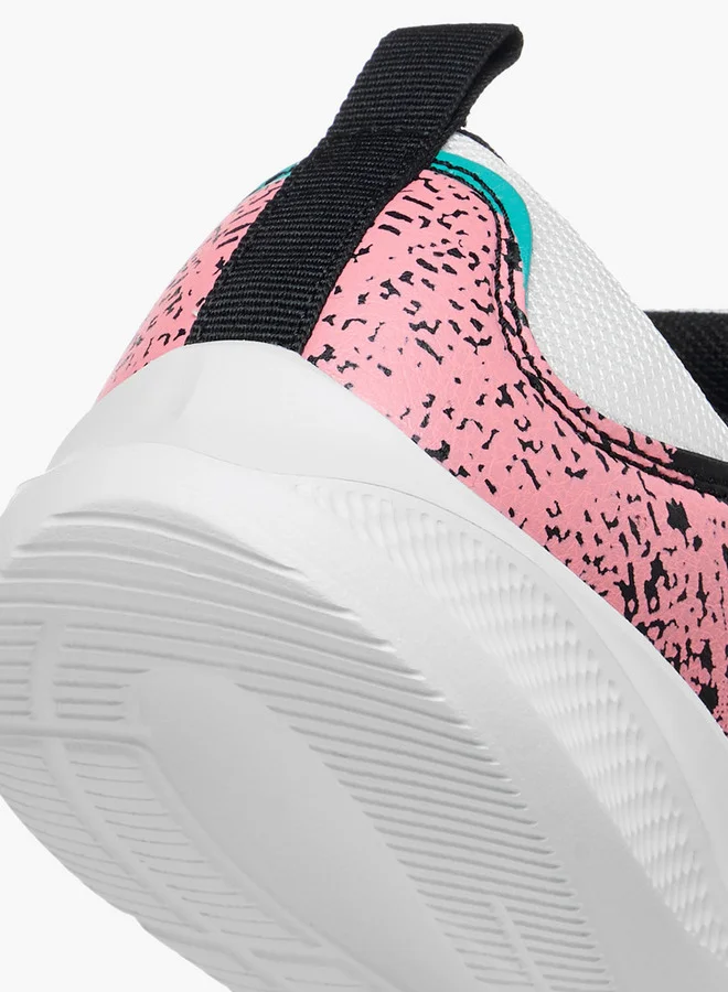 كابا Girls' Colourblock Sports Shoes with Rotating Buckle Closure
