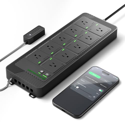 Mars Hydro iHub-Pro, 10AC Power Strip Kit, 10-Outlet All-in-One Smart Grow Room Hub, WiFi Environmental Control for Light, Temperature, Humidity & VPD - Image 1